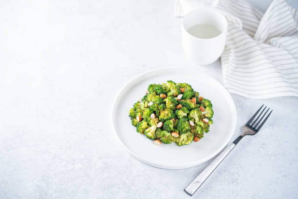 Roasted Broccoli Pasta Salad with Hemp Pesto