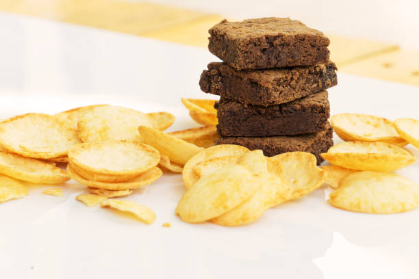 Dark Chocolate Sweet Potato Chips